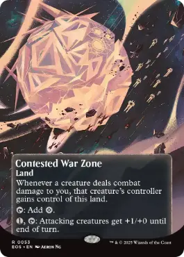 [053]【EN】■ボーダーレス■激戦の戦域/Contested War Zone【EOS】[R][土地]