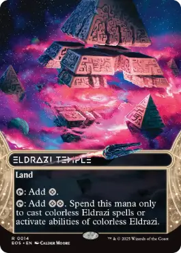 [014]【EN】■ボーダーレス■エルドラージの寺院/Eldrazi Temple【EOS】[R][土地]