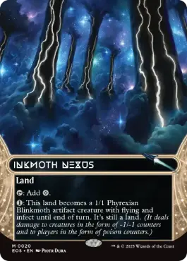 [020]【EN】■ボーダーレス■墨蛾の生息地/Inkmoth Nexus【EOS】[M][土地]