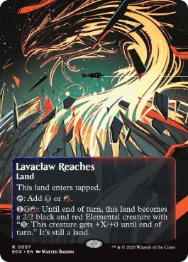 [067]【EN】■ボーダーレス■溶岩爪の辺境/Lavaclaw Reaches【EOS】[R][土地]