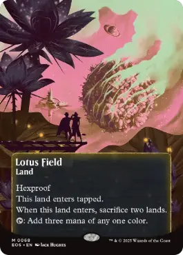 [068]【EN】■ボーダーレス■睡蓮の原野/Lotus Field【EOS】[M][土地]