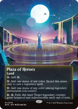[078]【EN】■ボーダーレス■英雄の公有地/Plaza of Heroes【EOS】[M][土地]