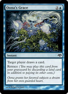 [027]【EN】【FOIL】ウーナの寵愛/Oona's Grace【EVE】[C][青]