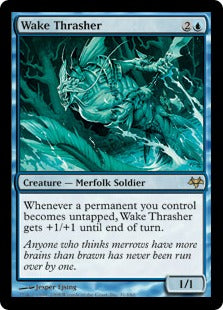 [031]【EN】【FOIL】航跡の打破者/Wake Thrasher【EVE】[R][青]