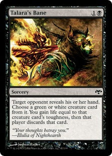 [047]【EN】【FOIL】タララの苦悩/Talara's Bane【EVE】[C][黒]