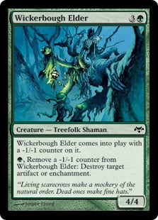 [080]【EN】【FOIL】枝細工下げの古老/Wickerbough Elder【EVE】[C][緑]