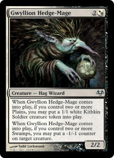 [117]【EN】【FOIL】グウィリオンの垣魔道士/Gwyllion Hedge-Mage【EVE】[U][多色]