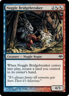 [132]【EN】【FOIL】ノッグルの橋壊し/Noggle Bridgebreaker【EVE】[C][多色]