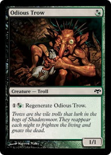 [137]【EN】【FOIL】憎まれ者のトロウ/Odious Trow【EVE】[C][多色]