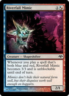 [144]【EN】【FOIL】川滝のミミック/Riverfall Mimic【EVE】[C][多色]