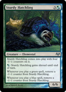 [157]【EN】【FOIL】頑丈な雛/Sturdy Hatchling【EVE】[U][多色]