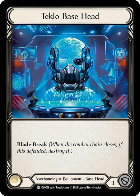 [186]【EN】【Cold Foil】Teklo Base Head【LGS】[P][Mechanologist] [Equipment]