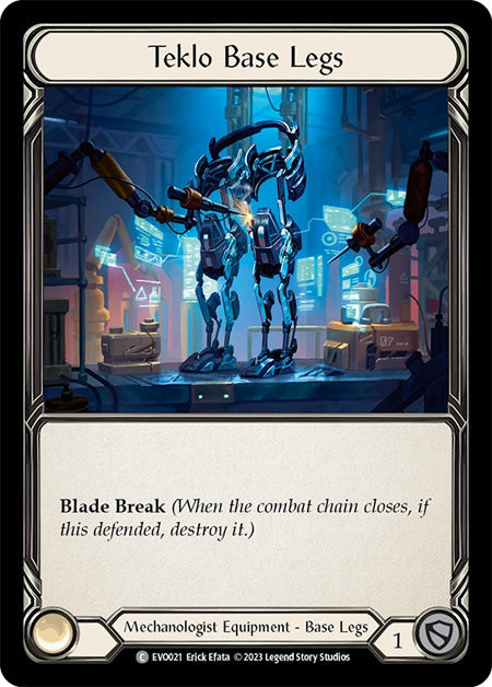 [189]【EN】【Cold Foil】Teklo Base Legs【LGS】[P][Mechanologist] [Equipment]