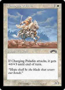 [004]【EN】突進の聖騎士/Charging Paladin【EXO】[C][白]