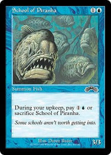 [045]【EN】ピラニアの群れ/School of Piranha【EXO】[C][青]