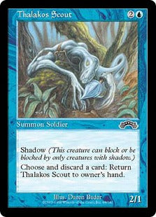 [048]【JP】サラカスの斥候/Thalakos Scout【EXO】[C][青]