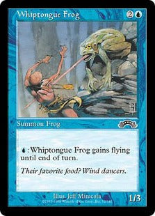 [052]【EN】舌長カエル/Whiptongue Frog【EXO】[C][青]