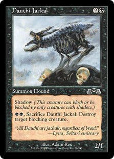 [058]【JP】ダウスィーのジャッカル/Dauthi Jackal【EXO】[C][黒]