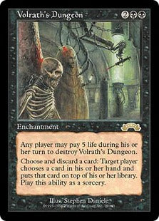 [078]【EN】ヴォルラスの地下牢/Volrath's Dungeon【EXO】[R][黒]