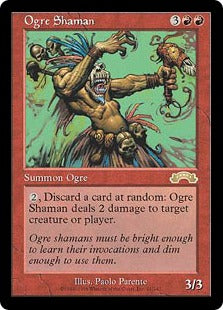 [091]【EN】オーガのシャーマン/Ogre Shaman【EXO】[R][赤]