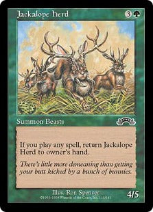 [111]【JP】ジャッカロープの群れ/Jackalope Herd【EXO】[C][緑]
