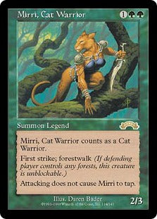 [114]【EN】猫族の戦士ミリー/Mirri, Cat Warrior【EXO】[R][緑]