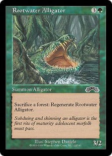 [122]【EN】ルートウォーターのアリゲーター/Rootwater Alligator【EXO】[C][緑]