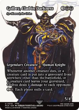 [010]【EN】■ショーケース■厳格な者、コンラッド卿/Syr Konrad, the Grim【FCA】[U][黒]
