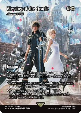 [021]【EN】【FOIL】■ショーケース■アクローマの意志/Akroma's Will【FCA】[M][白]