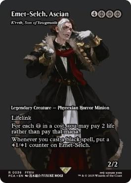 [036]【EN】【FOIL】■ショーケース■ヨーグモスの息子、ケリク/K'rrik, Son of Yawgmoth【FCA】[R][黒]