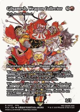 [013]【EN】【FOIL】■ショーケース■山賊の頭、伍堂/Godo, Bandit Warlord【FCA】[R][赤]