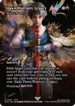 [041]【EN】【FOIL】■ショーケース■ミジックスの熟達/Mizzix's Mastery【FCA】[R][赤]