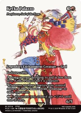 [014]【EN】【FOIL】■ショーケース■鍛冶の神、パーフォロス/Purphoros, God of the Forge【FCA】[M][赤]
