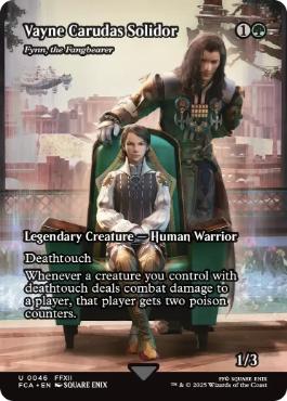 [046]【EN】【FOIL】■ショーケース■牙持ち、フィン/Fynn, the Fangbearer【FCA】[U][緑]