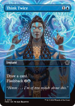 [315]【EN】■ボーダーレス■熟慮/Think Twice【FDN】[C][青]