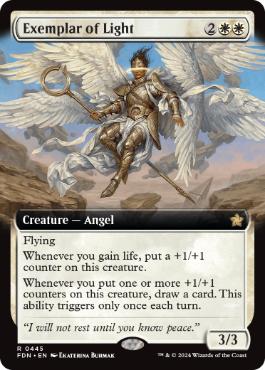 [445]【EN】【FOIL】■拡張アート■光の模範/Exemplar of Light【FDN】[R][白]