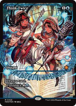 [425]【EN】【FOIL】■ショーケース■熟慮/Think Twice【FDN】[M][青]