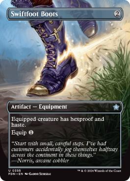 [355]【EN】【FOIL】■ボーダーレス■速足のブーツ/Swiftfoot Boots【FDN】[U][茶]