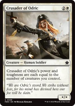 [569]【EN】オドリックの十字軍/Crusader of Odric【FDN】[C][白]