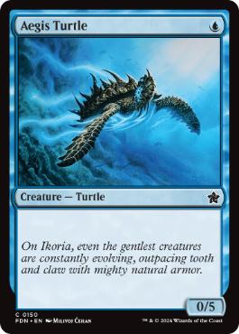 [150]【EN】神盾の海亀/Aegis Turtle【FDN】[C][青]
