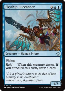[050]【EN】航空船の海賊/Skyship Buccaneer【FDN】[U][青]