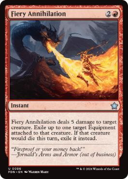[086]【EN】焦熱の殲滅/Fiery Annihilation【FDN】[U][赤]
