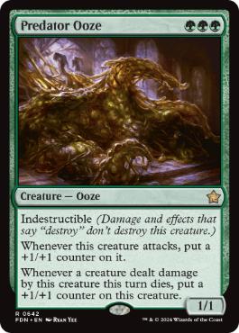 [642]【EN】捕食者のウーズ/Predator Ooze【FDN】[R][緑]