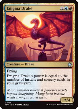 [657]【EN】奇怪なドレイク/Enigma Drake【FDN】[U][多色]
