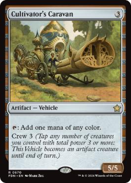 [670]【EN】耕作者の荷馬車/Cultivator's Caravan【FDN】[R][茶]