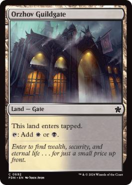 [692]【EN】オルゾフのギルド門/Orzhov Guildgate【FDN】[C][土地]