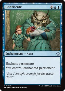 [709]【EN】【FOIL】押収/Confiscate【FDN】[U][青]