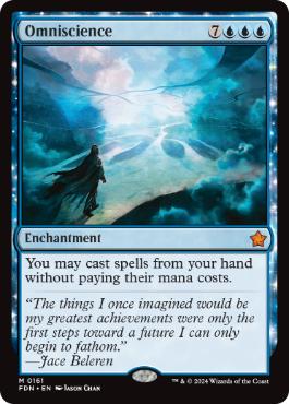 [161]【EN】【FOIL】全知/Omniscience【FDN】[M][青]