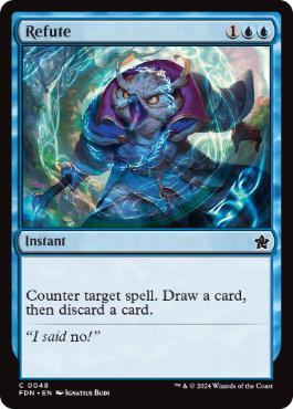 [048]【EN】【FOIL】論破/Refute【FDN】[C][青]