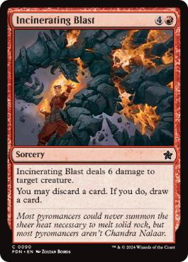 [090]【EN】【FOIL】焼却破/Incinerating Blast【FDN】[C][赤]